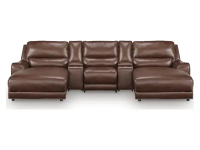 DeepWakes 5-Piece Power Reclining Sectional with Chaise