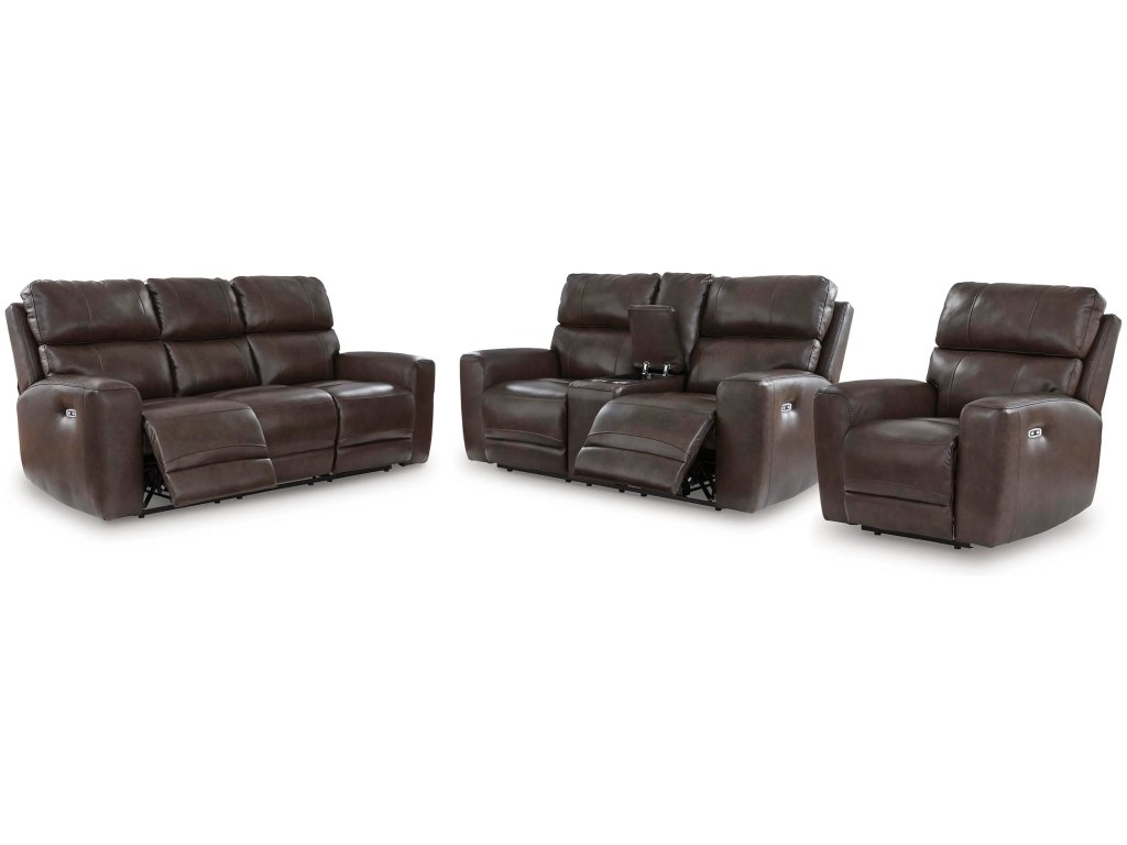 Crossplex Power Reclining Sofa, Loveseat and Recliner - main image