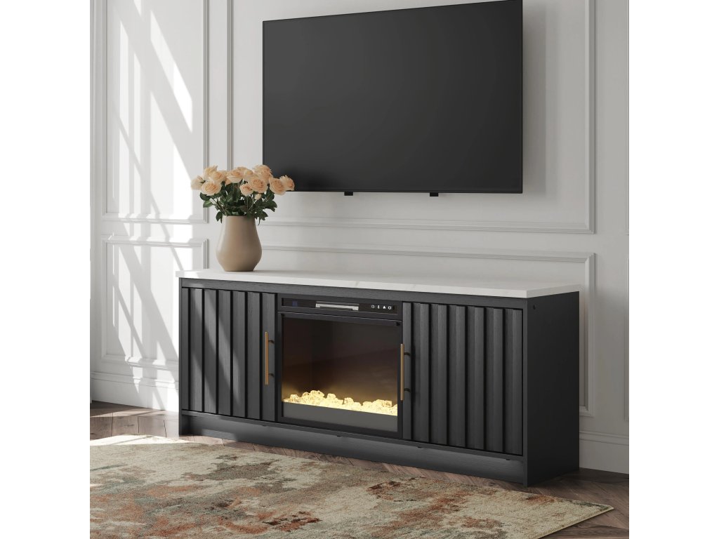 Cadmori 63" TV Stand with Electric Fireplace - image 1