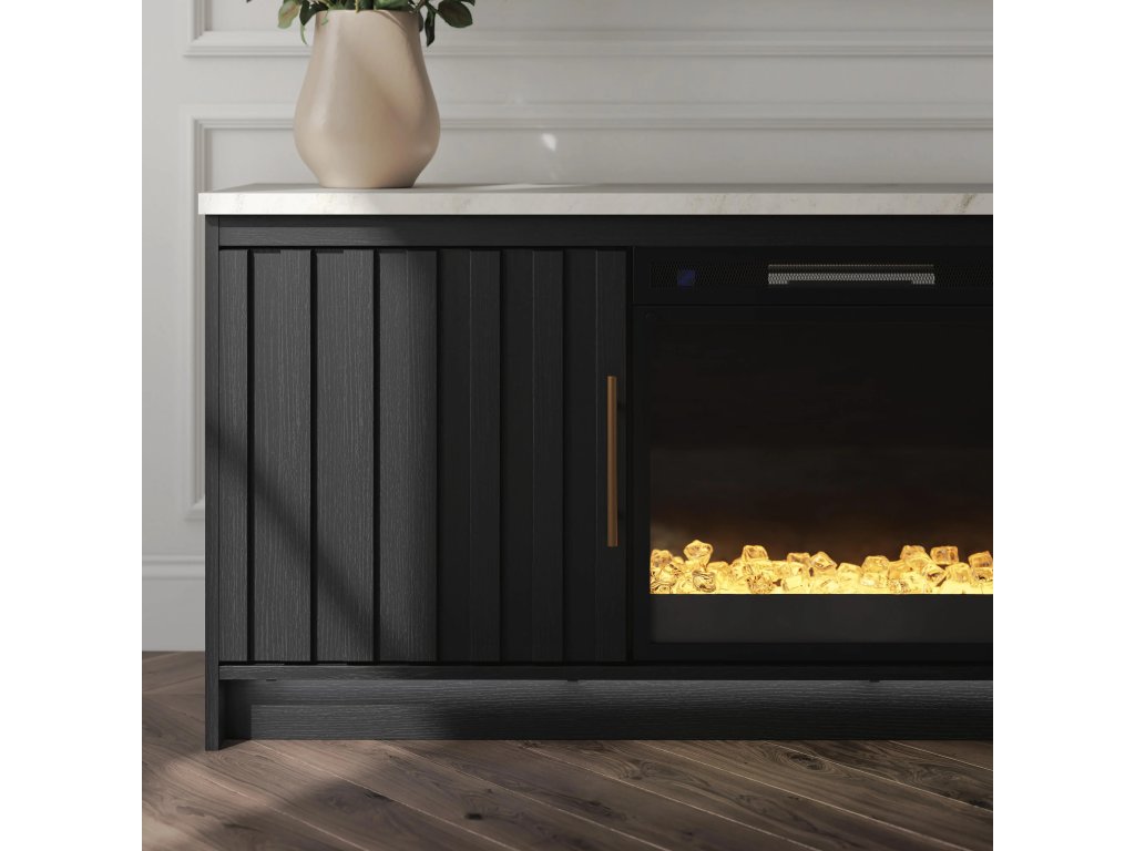 Cadmori 63" TV Stand with Electric Fireplace - image 4
