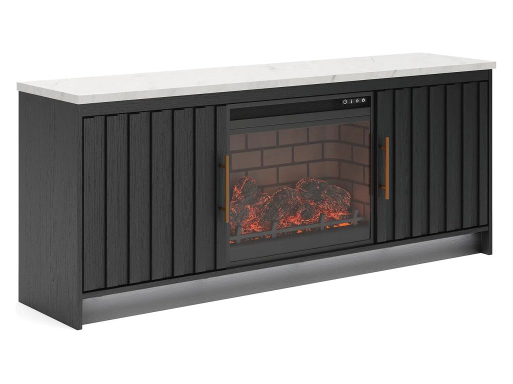 Cadmori 63" TV Stand with Electric Fireplace - image 2