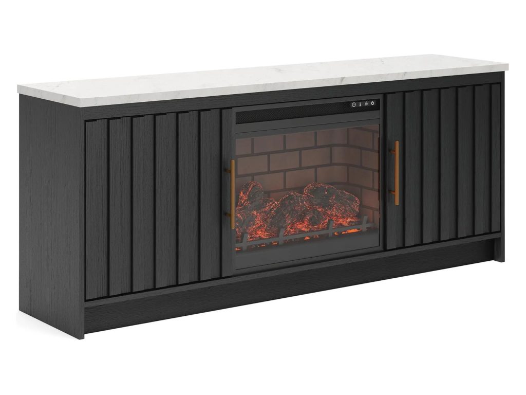 Cadmori 63" TV Stand with Electric Fireplace - main image