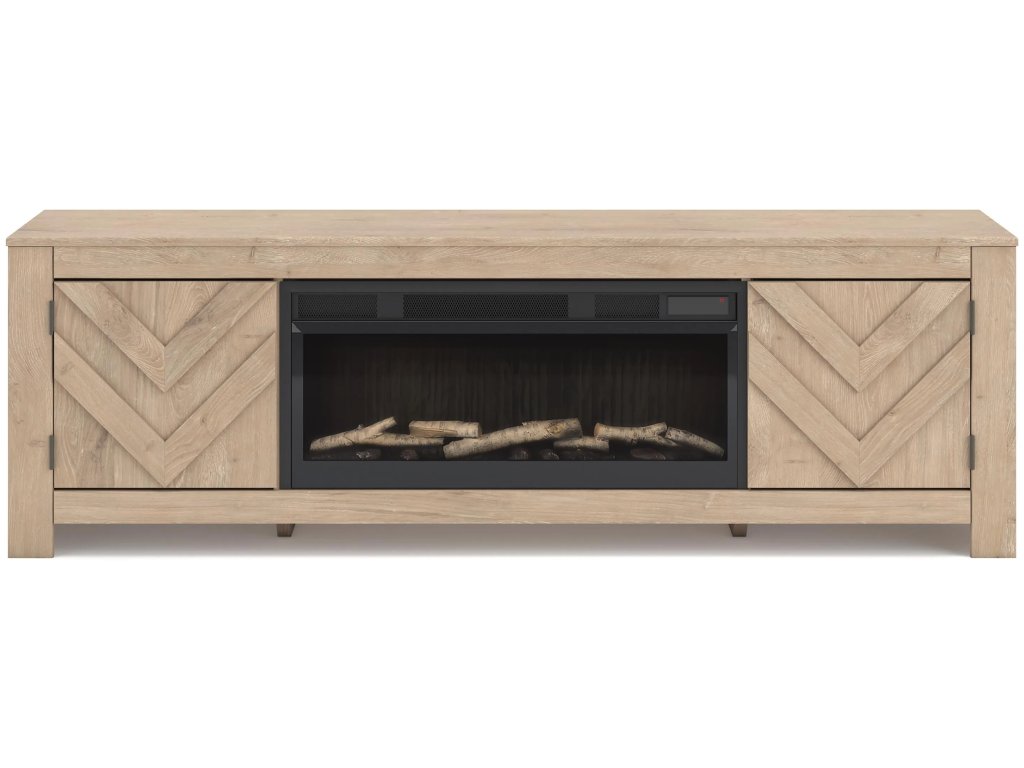Cayboni 71" TV Stand with Electric Fireplace - image 2