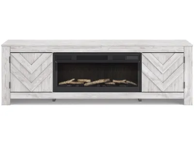 Cayboni 71" TV Stand with Electric Fireplace
