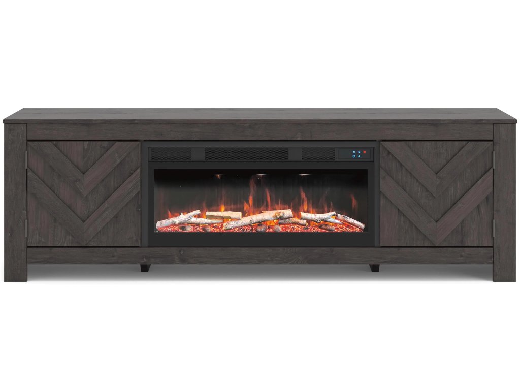 Cayboni 71" TV Stand with Electric Fireplace - main image