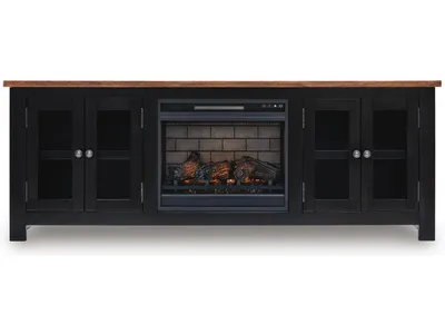 Wildenauer 76" TV Stand with Electric Fireplace