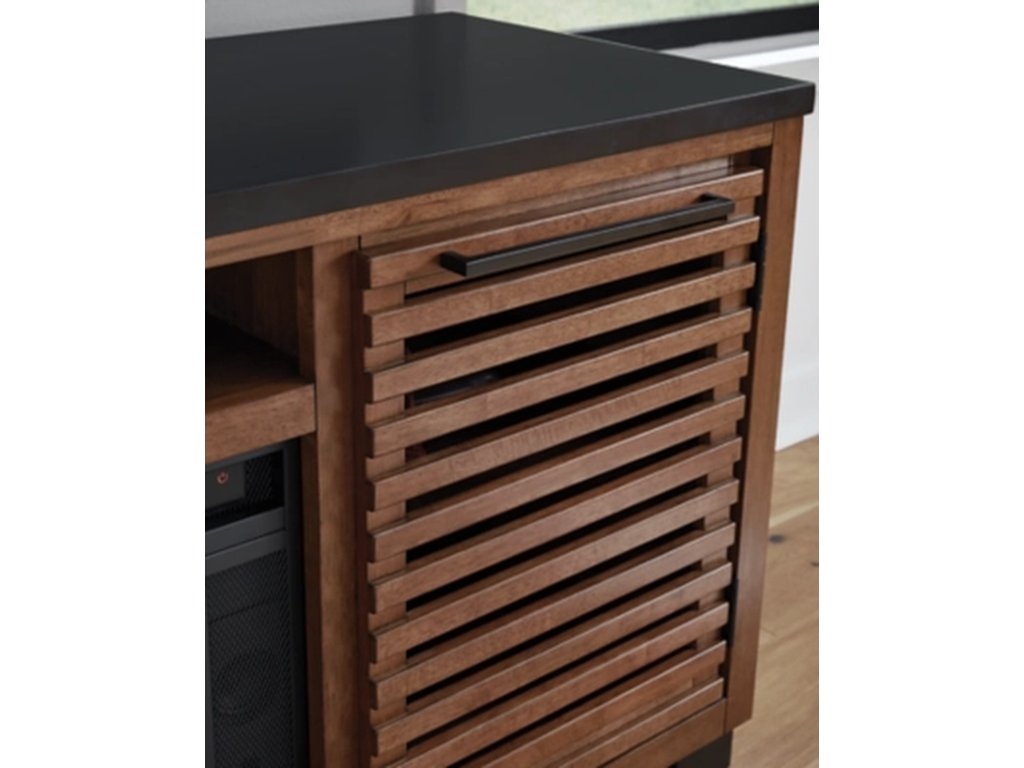 Kallari 84" TV Stand with Electric Fireplace - image 4