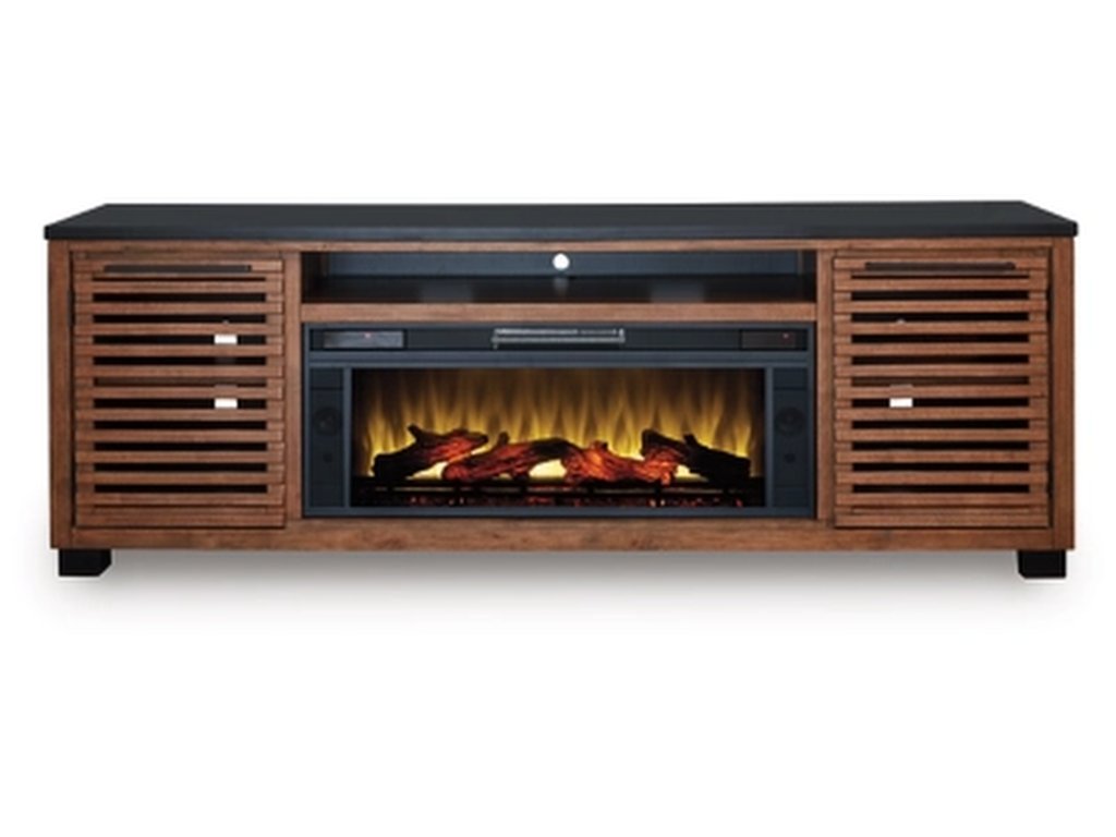 Kallari 84" TV Stand with Electric Fireplace - image 2