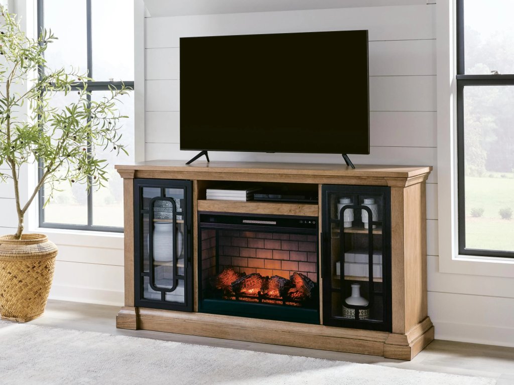 Wittenmyer 72" TV Stand with Electric Fireplace - image 1