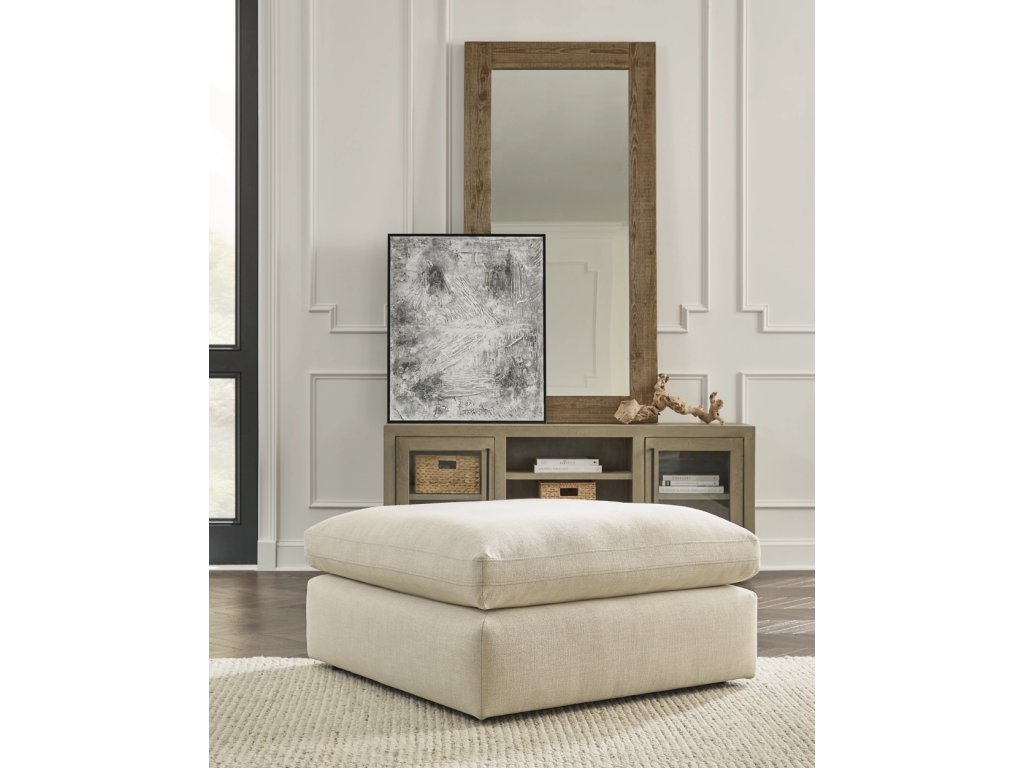 Elyza Oversized Accent Ottoman - image 1
