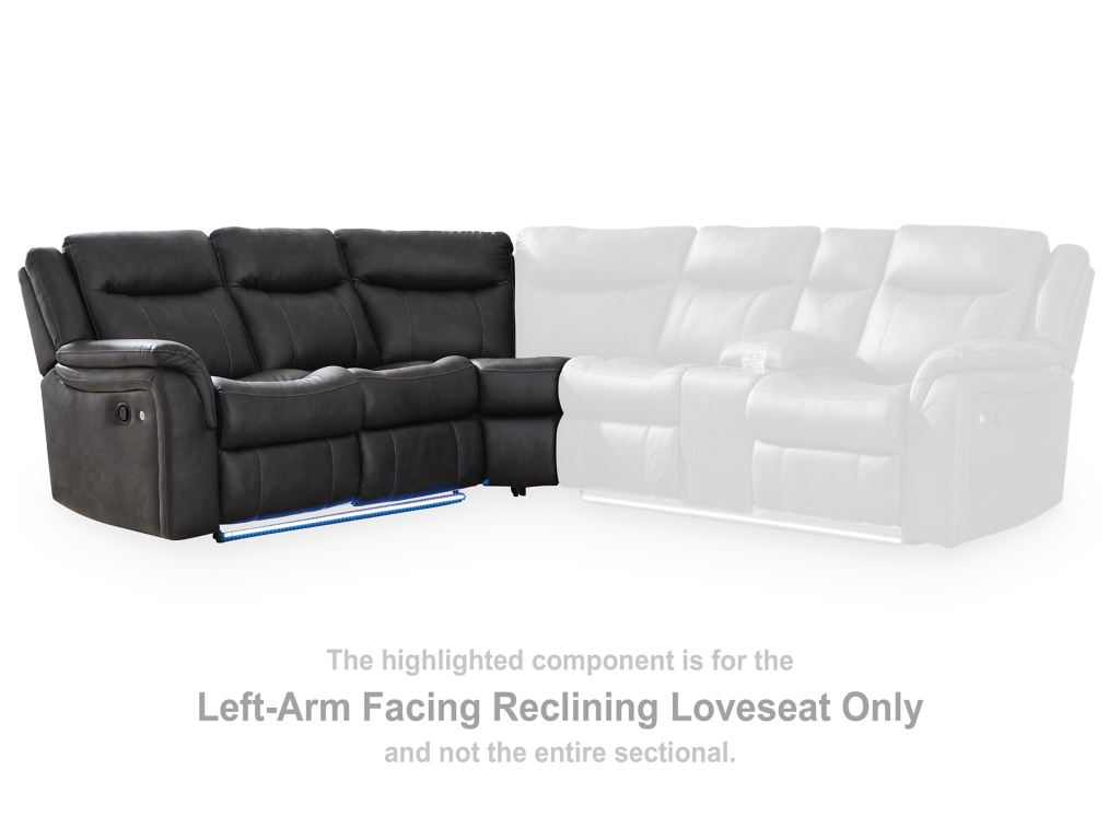 Sultan Meadow Left-Arm Facing Reclining Loveseat - image 1