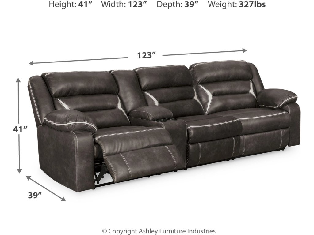 Kincord 2-Piece Power Reclining Sectional Sofa - image 1