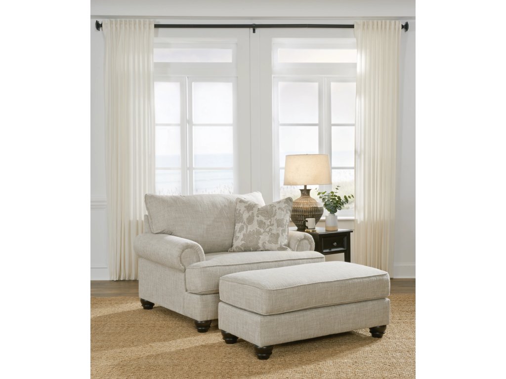 Asanti Oversized Chair and Ottoman - main image