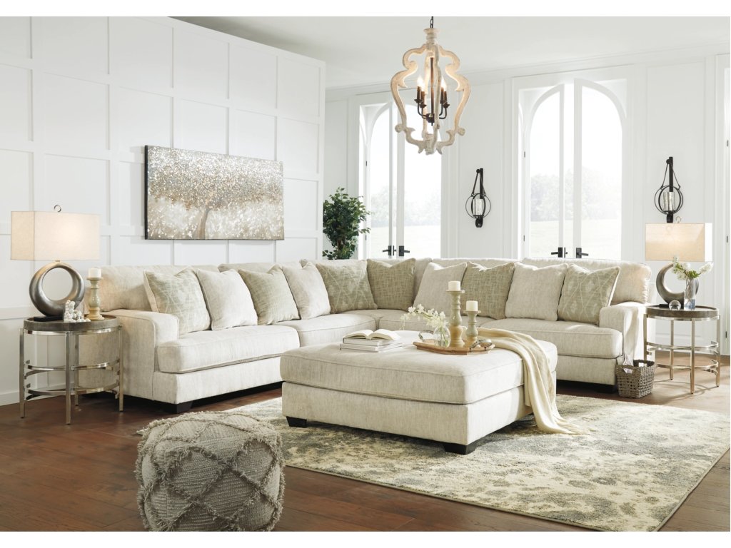 Rawcliffe 3-Piece Sectional with Ottoman - main image