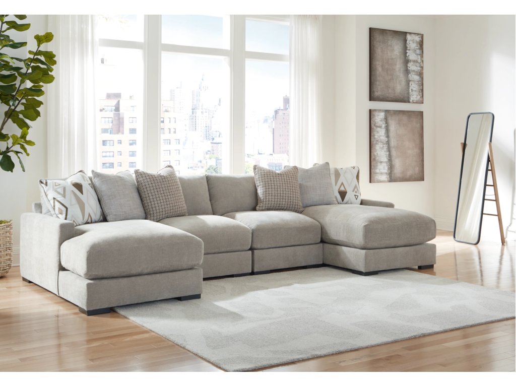 Aslan Court 4-Piece Sofa Pit Sectional - image 1
