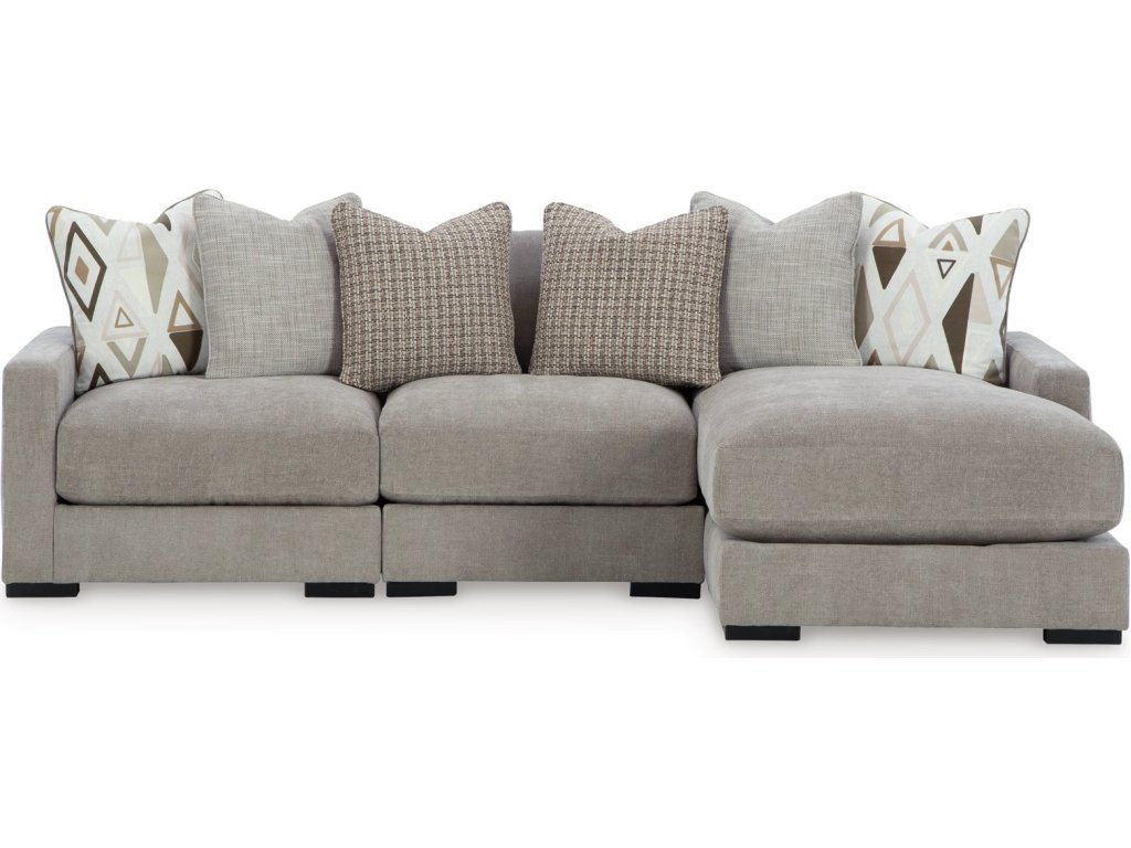 Aslan Court 3-Piece Sofa Sectional with Chaise - main image