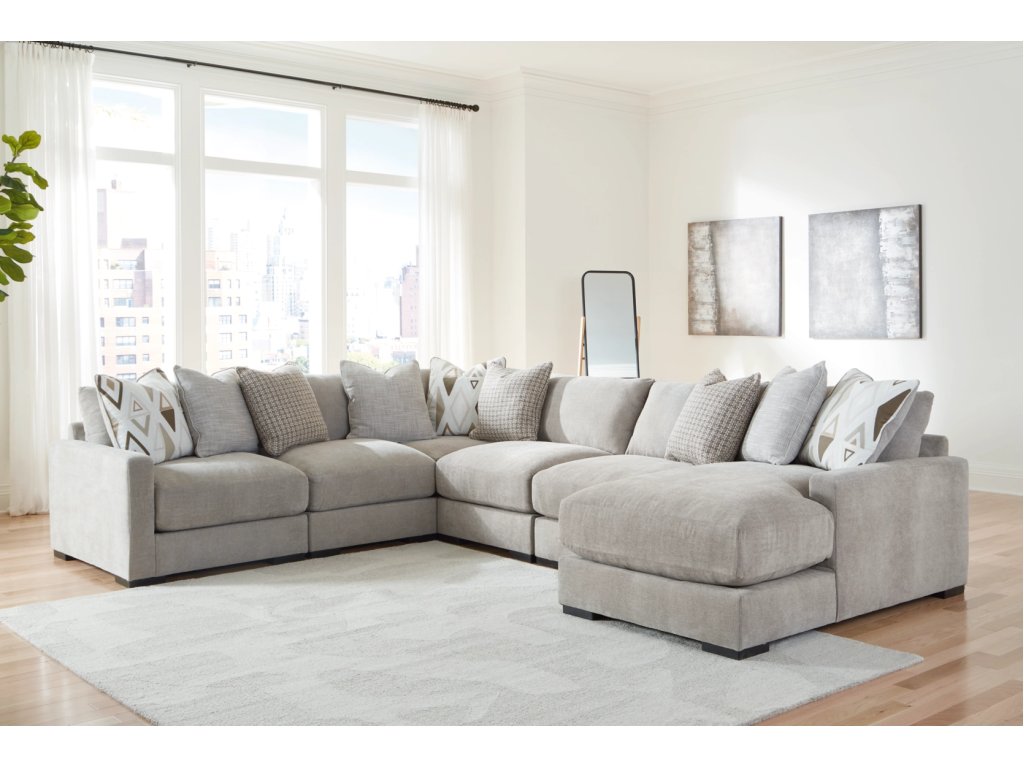 Aslan Court 6-Piece Sectional with Chaise - image 1