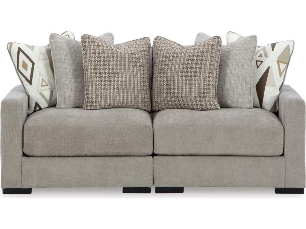 Aslan Court 2-Piece Loveseat Sectional - main image
