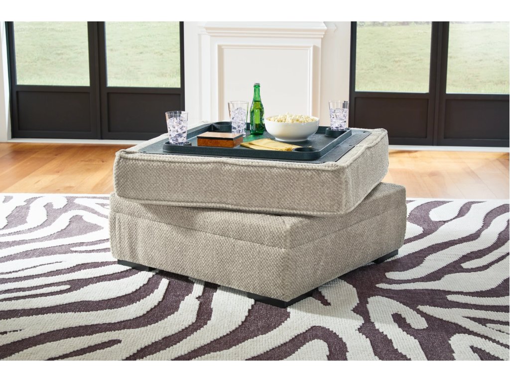 Calnita Oversized Swivel Chair and Ottoman - image 10
