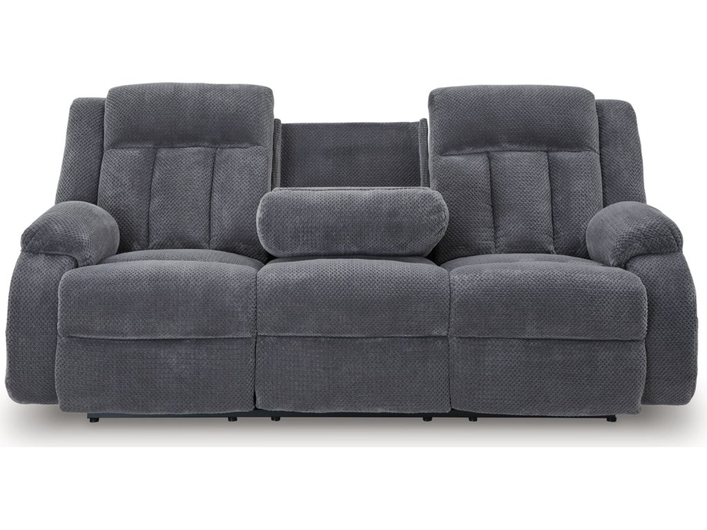 Observation Power Reclining Sofa with Drop Down Table - image 4