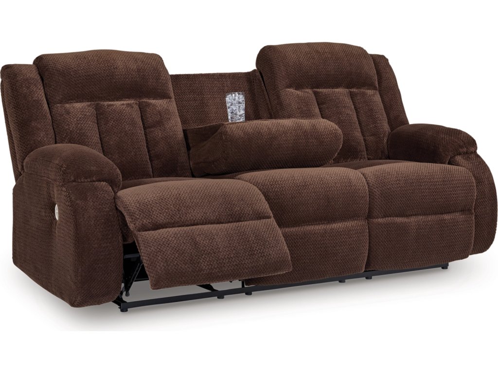 Observation Power Reclining Sofa with Drop Down Table - main image