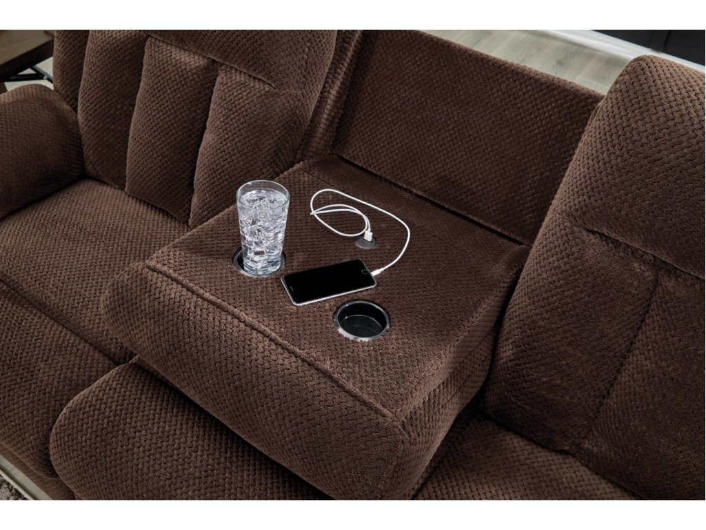 Observation Power Reclining Sofa with Drop Down Table - image 6