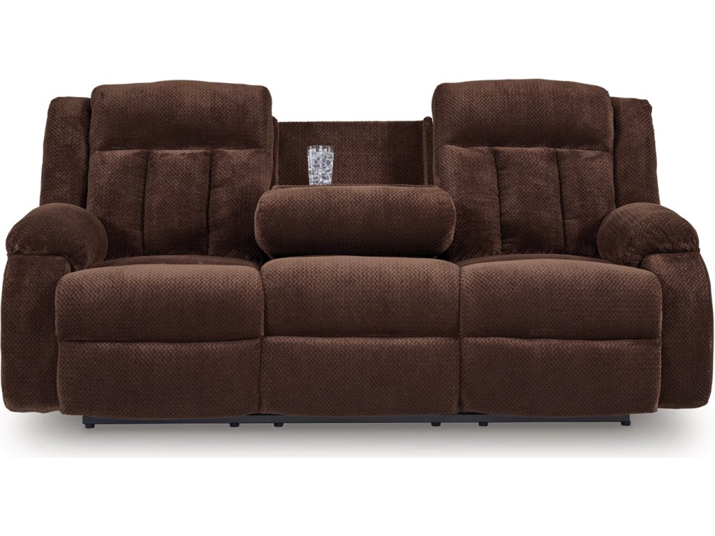 Observation Power Reclining Sofa with Drop Down Table - image 3