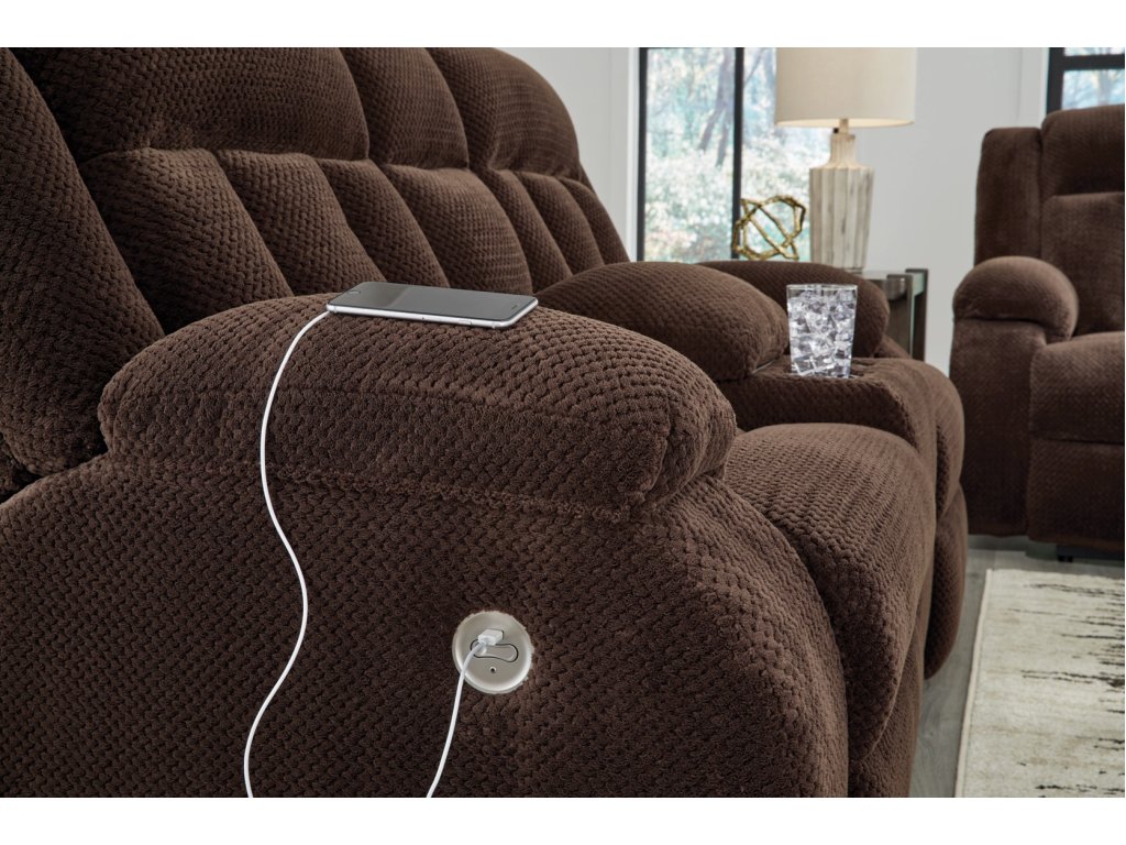 Observation Power Reclining Loveseat with Console - image 5