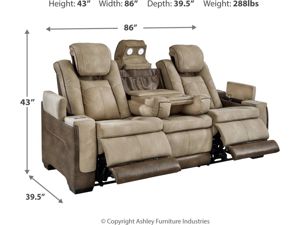 Next-Gen Durapella Power Reclining Sofa - image 3