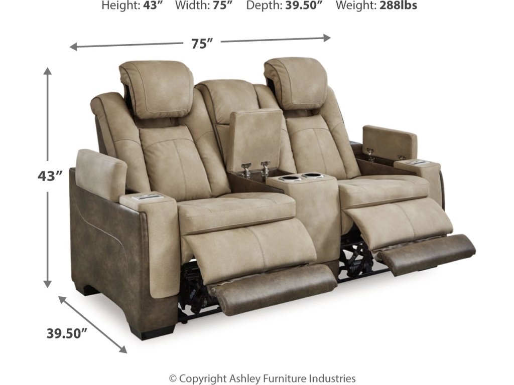 Next-Gen Durapella Power Reclining Loveseat and Power Recliner - image 10
