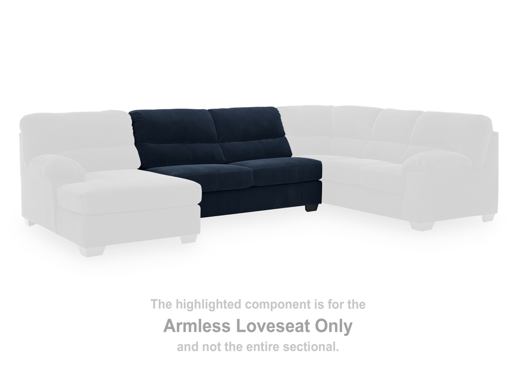 SimpleJoy Armless Loveseat - image 1
