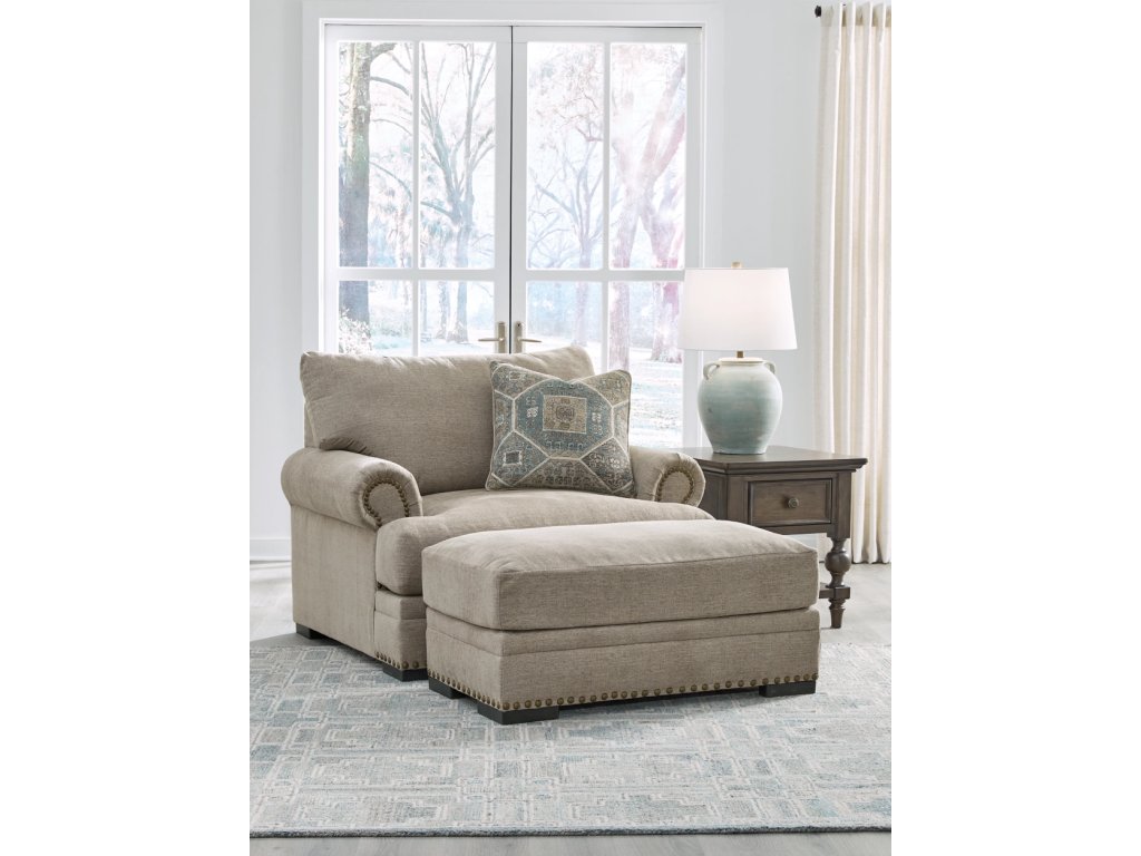 Galemore Oversized Chair and Ottoman - main image