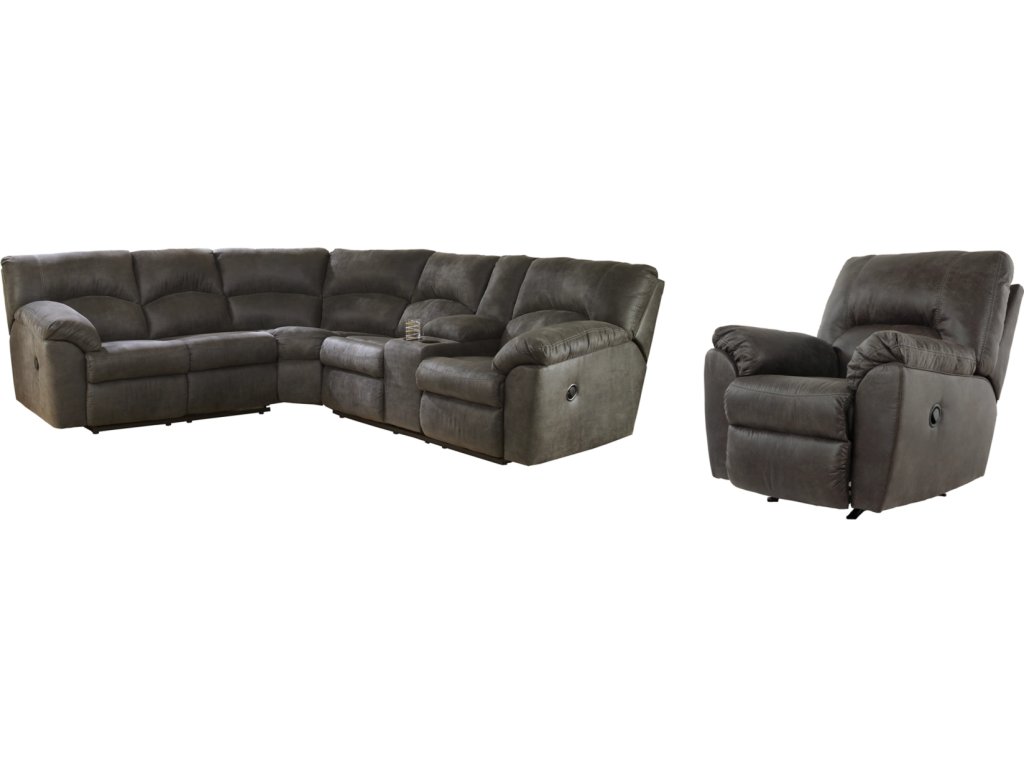 Tambo 2-Piece Sectional with Recliner - main image