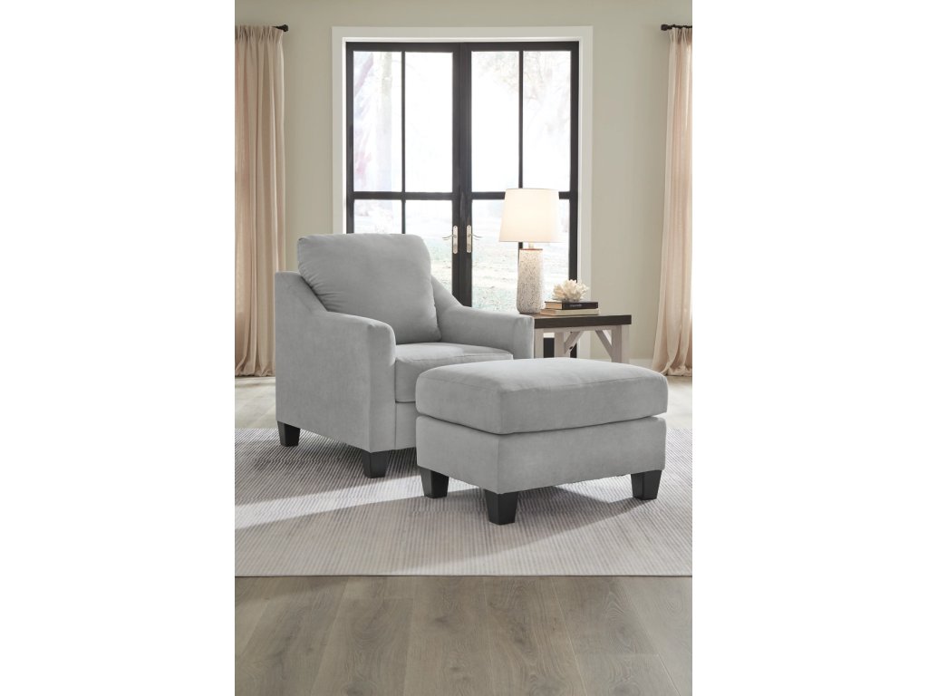 Adlai Chair and Ottoman - image 1