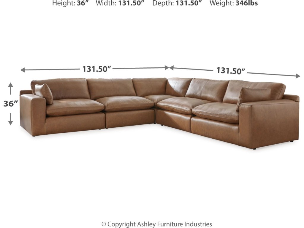 Emilia 5-Piece Sectional - image 3