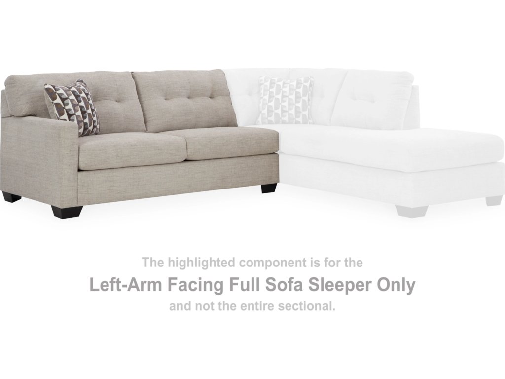 Mahoney Left-Arm Facing Full Sofa Sleeper - image 1