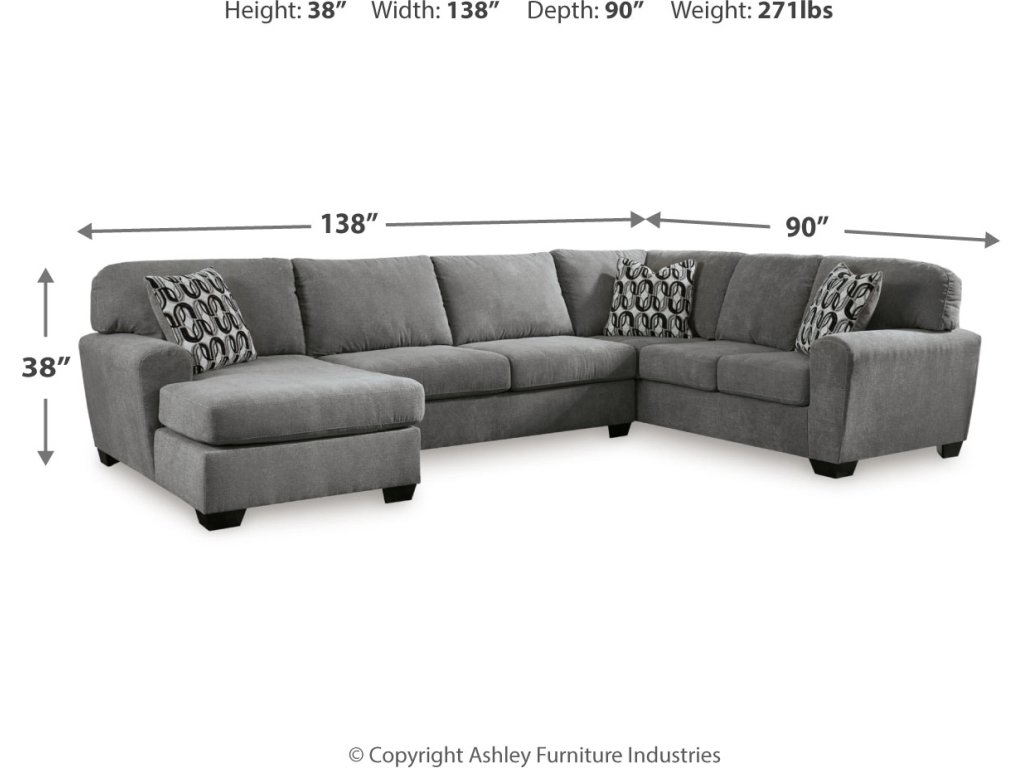 Birkdale Court 3-Piece Sectional with Chaise - image 4