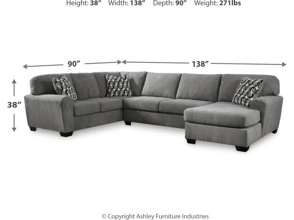 Birkdale Court 3-Piece Sectional with Chaise - image 5