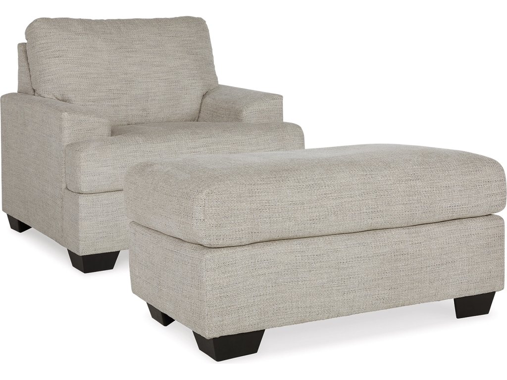 Vayda Chair and Ottoman - image 1