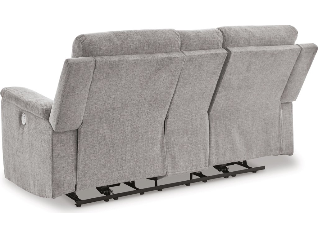 Barnsana Power Reclining Loveseat with Console - image 6