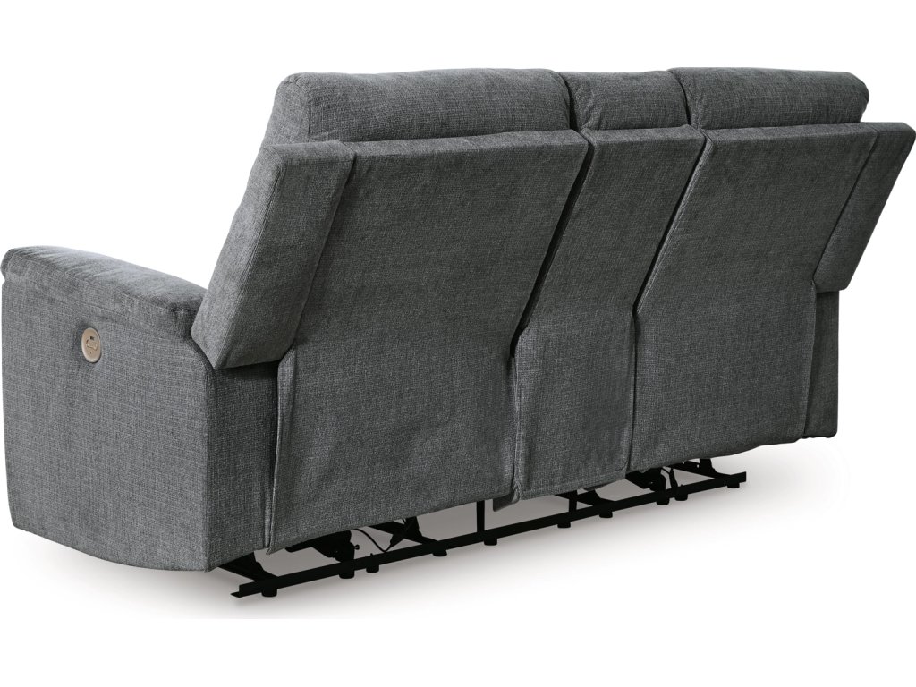 Barnsana Power Reclining Loveseat with Console - image 6