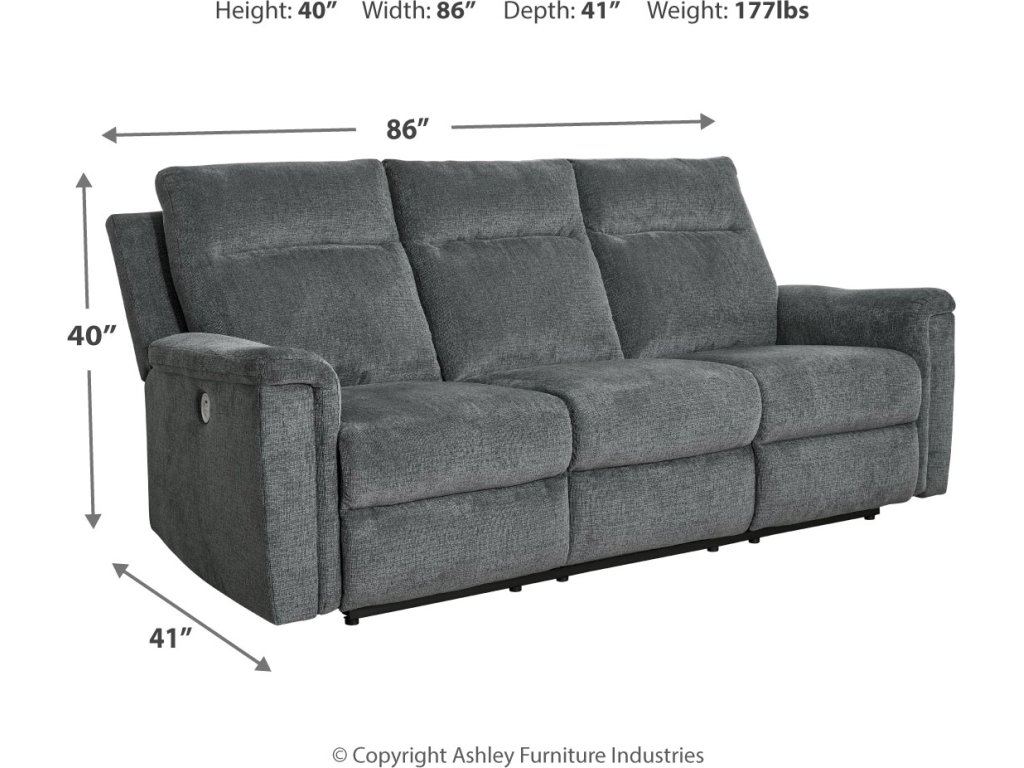 Barnsana Power Reclining Sofa, Loveseat and Recliner - image 17