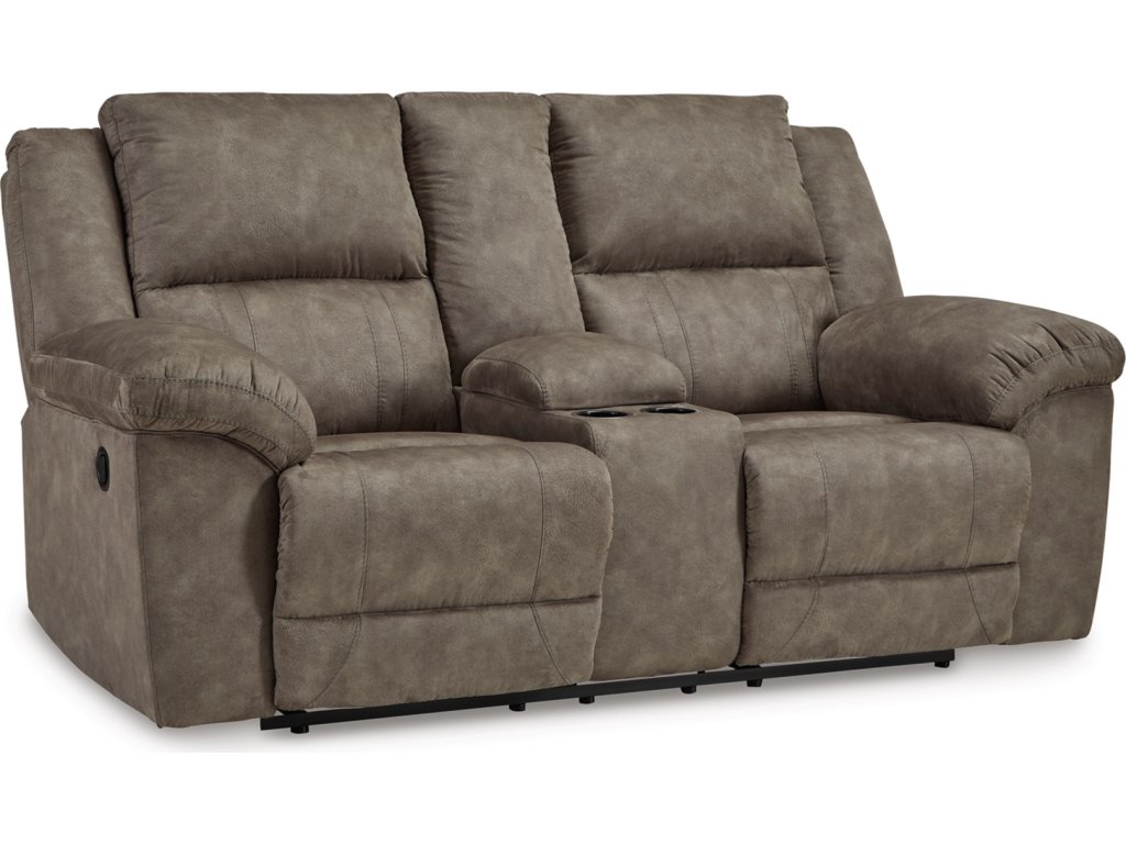 Laresview Reclining Loveseat with Console - main image