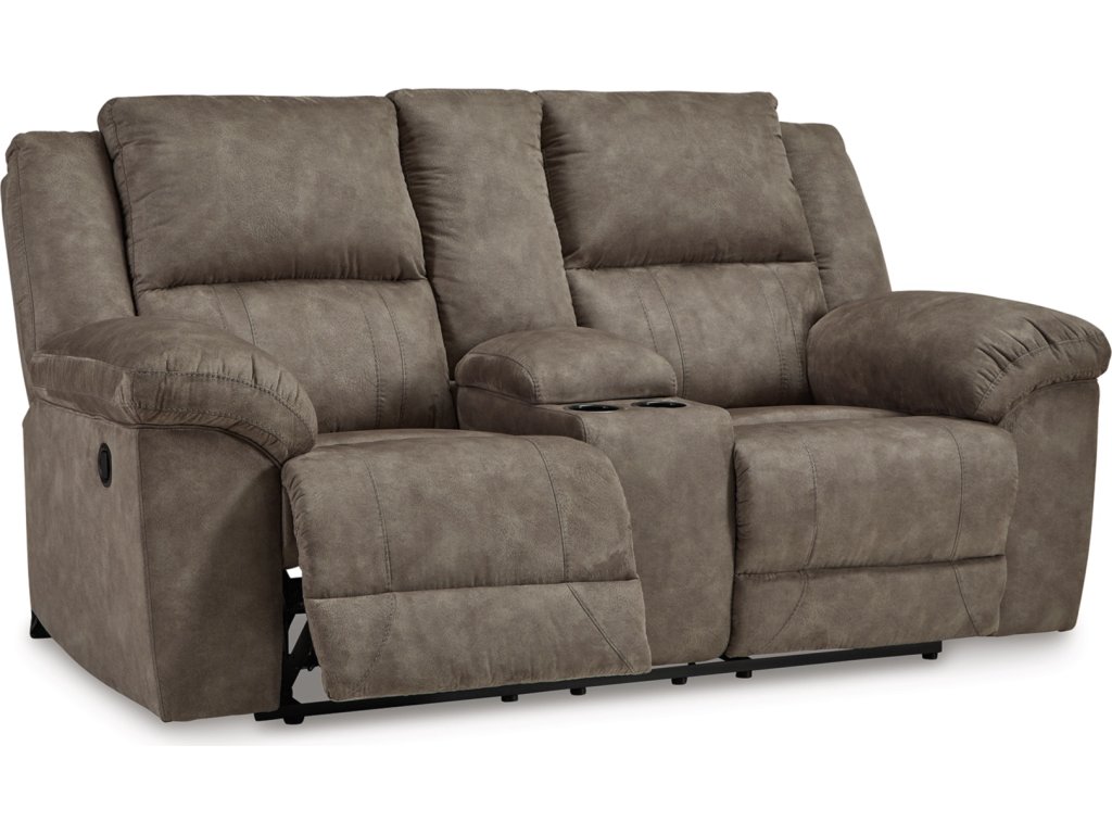 Laresview Reclining Loveseat with Console - image 2