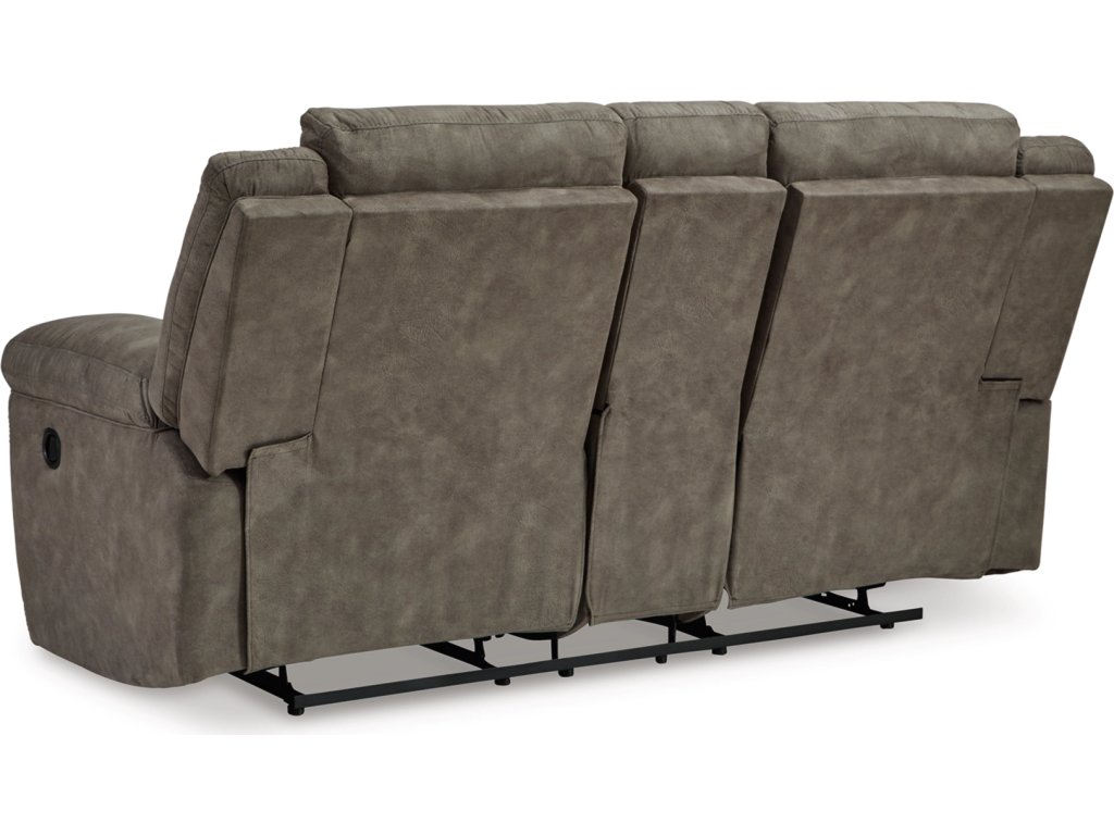 Laresview Reclining Loveseat with Console - image 5