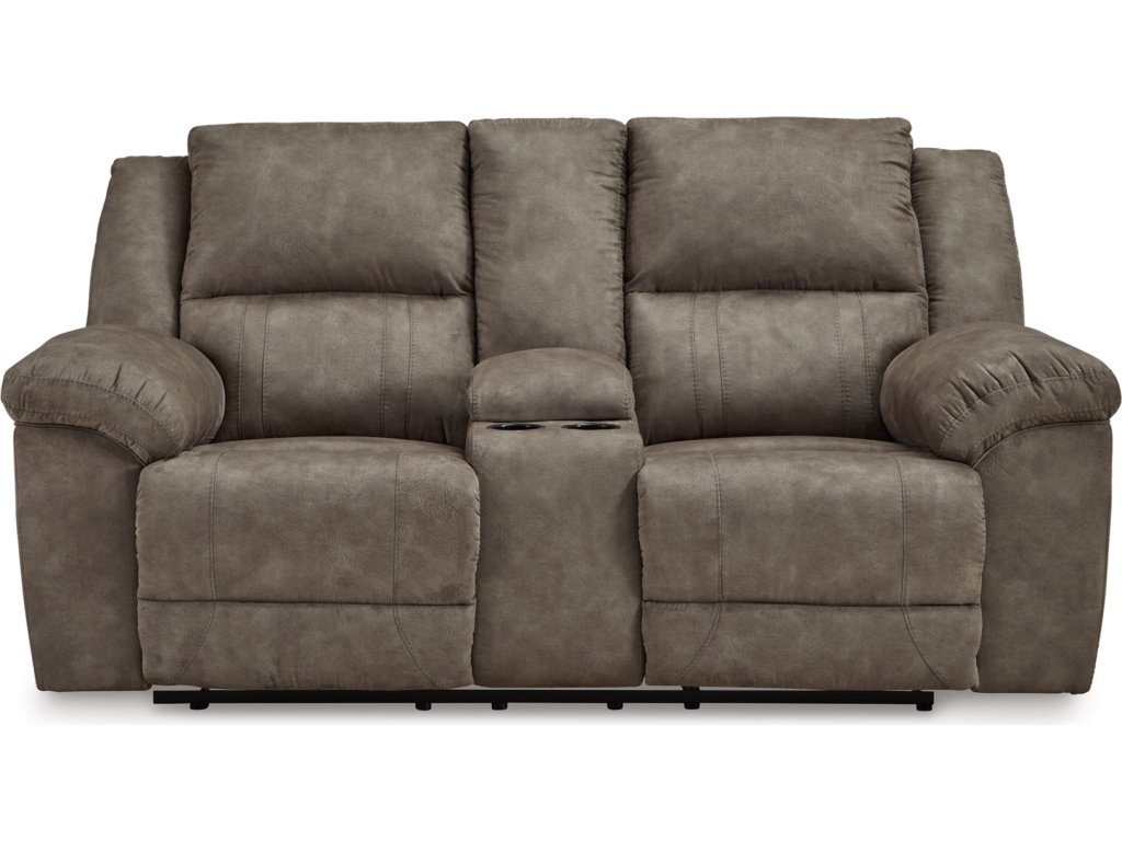 Laresview Reclining Loveseat with Console - image 3