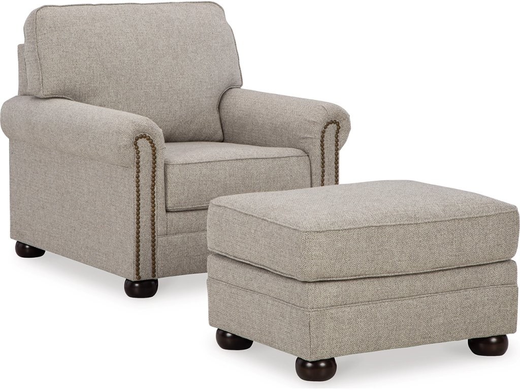 Gaelon Chair and Ottoman - image 1