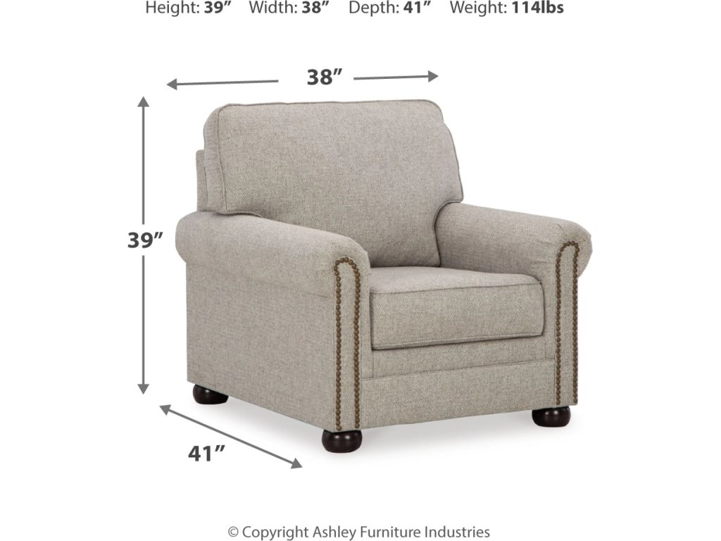 Gaelon Chair and Ottoman - image 10