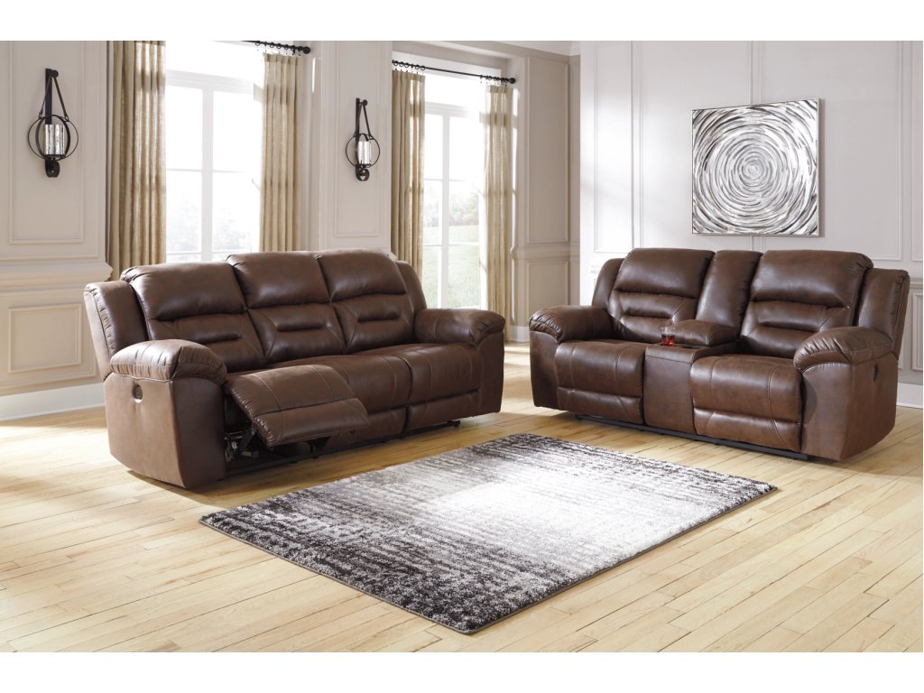Stoneland Reclining Loveseat with Console - image 6