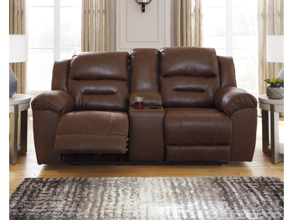Stoneland Power Reclining Loveseat with Console - image 1